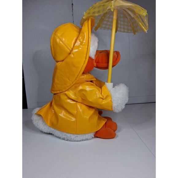 Vintage Mills Trading Singing Duck Plush “Singing in the Rain” 14” Works READAdd - Picture 2 of 5